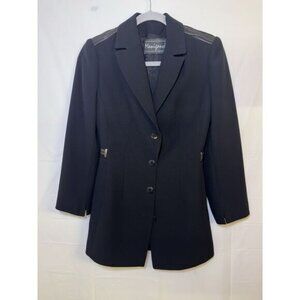Manigance Paris Women's‎ Black Designer Jacket Vintage Size Small